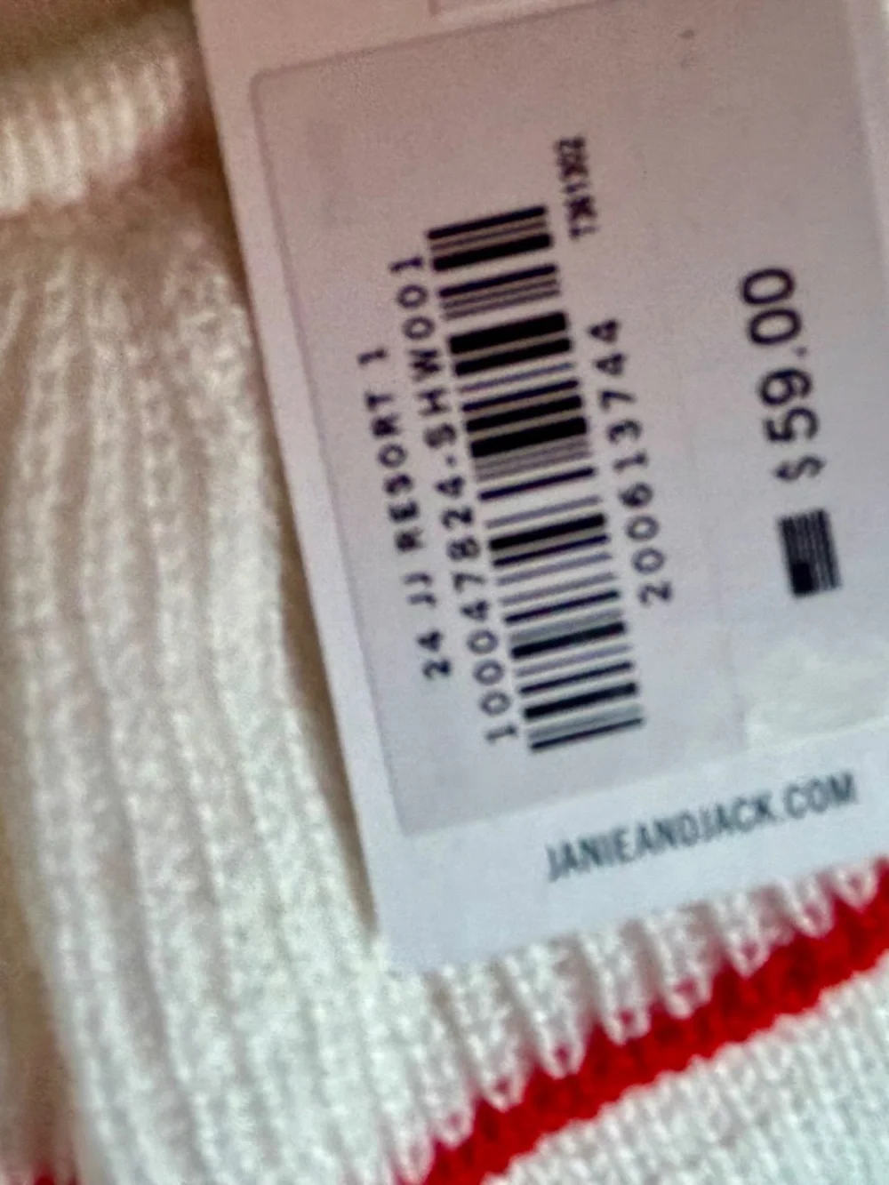 NWT Janie and Jack Baby Cherry Cable Knit Sweater Set 3-6M